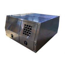 Aluminum Ute Canopy Tool Box with Dog Box